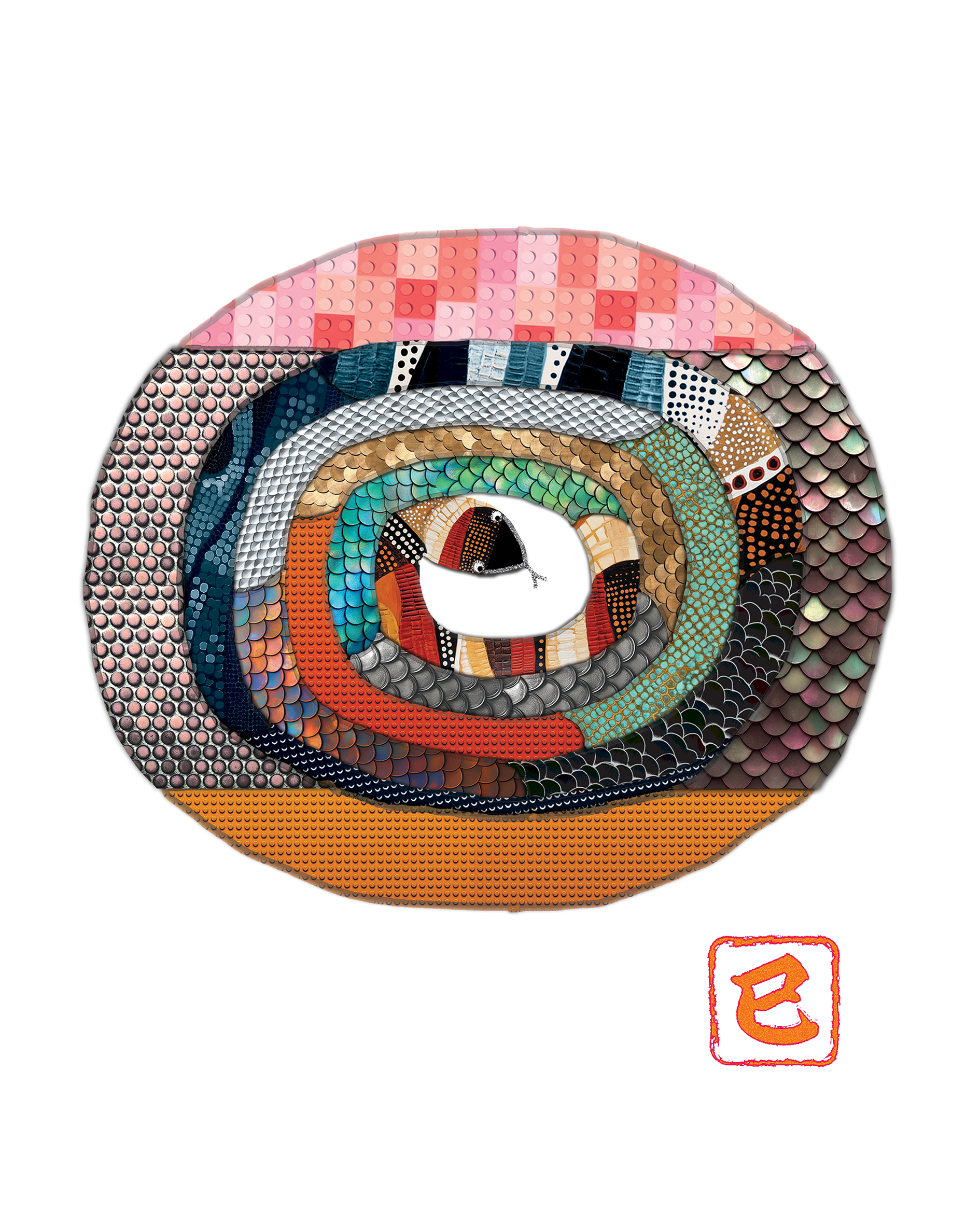 Hebi, espiral serpiente